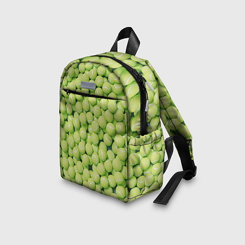 Детский рюкзак Много теннисных мячей / 3D-принт – фото 3