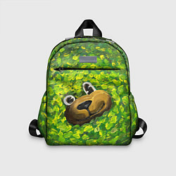 Детский рюкзак Плюшевый мишка в зелени, цвет: 3D-принт