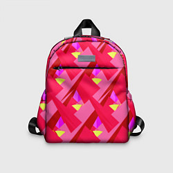 Детский рюкзак Красные плоскости, цвет: 3D-принт