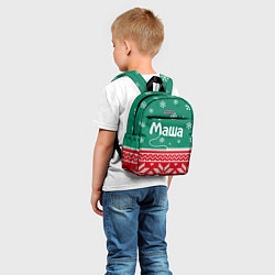 Детский рюкзак Маша новогодний, цвет: 3D-принт — фото 2