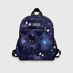 Детский рюкзак Фиолетовые котики, цвет: 3D-принт