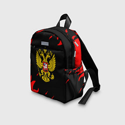 Детский рюкзак Герф россия красный огонь, цвет: 3D-принт — фото 2