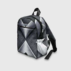Детский рюкзак Стальные блоки, цвет: 3D-принт — фото 2