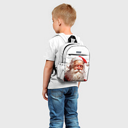 Детский рюкзак Добрый Санта - мазки краски, цвет: 3D-принт — фото 2