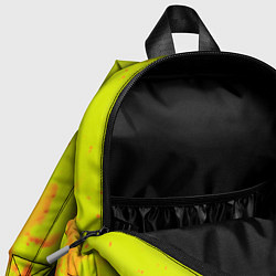 Детский рюкзак Stalker yellow flame, цвет: 3D-принт — фото 2