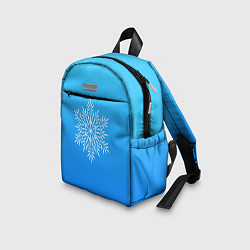 Детский рюкзак Крупная снежинка, цвет: 3D-принт — фото 2