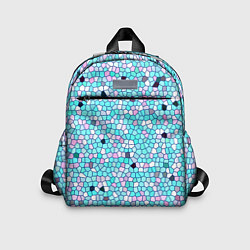 Детский рюкзак Мозаика розово-голубая