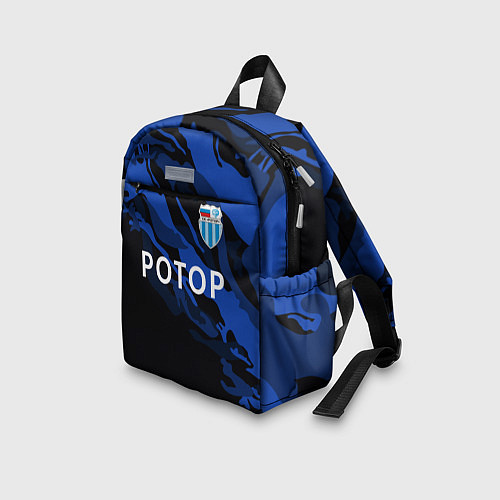 Детский рюкзак Ротор Волгоград - синий и черный / 3D-принт – фото 3