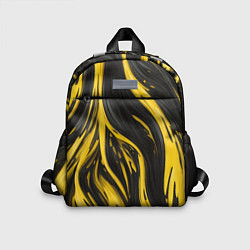 Детский рюкзак Жёлтая и чёрная краска