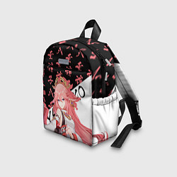Детский рюкзак Яэ Мико иероглифы - Геншин Импакт, цвет: 3D-принт — фото 2