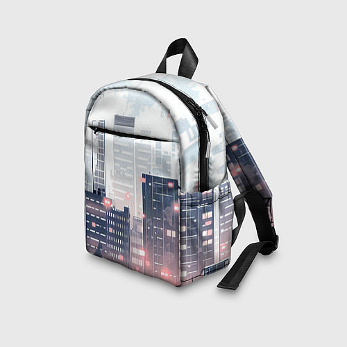 Детский рюкзак Безмятежный город / 3D-принт – фото 3