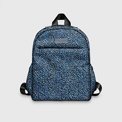 Детский рюкзак Чёрные и синие мазки
