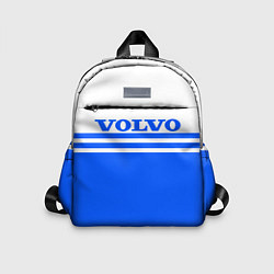 Детский рюкзак Вольво - две синии полосы, цвет: 3D-принт