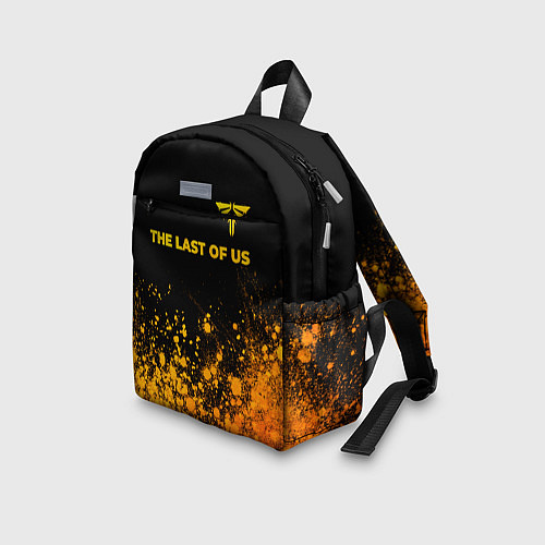 Детский рюкзак The Last Of Us - gold gradient посередине / 3D-принт – фото 3