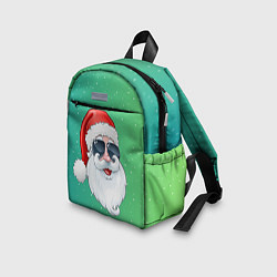Детский рюкзак Дед Мороз в очках, цвет: 3D-принт — фото 2