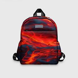 Детский рюкзак Текущая магма, цвет: 3D-принт