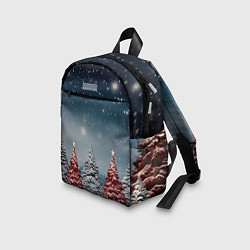 Детский рюкзак Волшебство зимней природы иней на деревьях, цвет: 3D-принт — фото 2