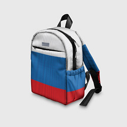 Детский рюкзак Вязаный российский флаг, цвет: 3D-принт — фото 2