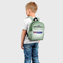 Детский рюкзак Я люблю Владимир, цвет: 3D-принт — фото 2