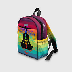 Детский рюкзак Символ кундалини йоги - чакры исцеления, цвет: 3D-принт — фото 2