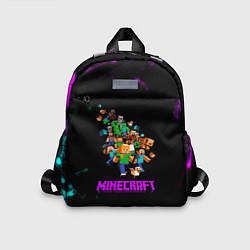 Детский рюкзак Minecraft neon краски, цвет: 3D-принт