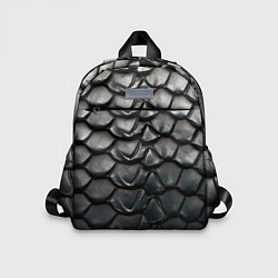 Детский рюкзак Текстура черного дракона