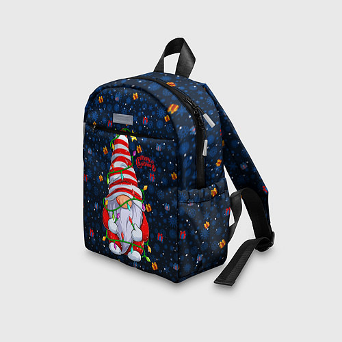 Детский рюкзак Гном с гирляндой / 3D-принт – фото 3