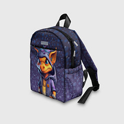 Детский рюкзак Дракончик и снежинки, цвет: 3D-принт — фото 2