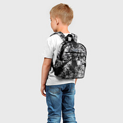 Детский рюкзак Белый камуфляж, цвет: 3D-принт — фото 2