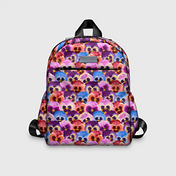 Детский рюкзак Разноцветные анютины глазки, цвет: 3D-принт