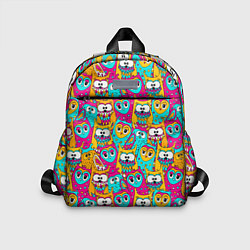 Детский рюкзак Разноцветные совы