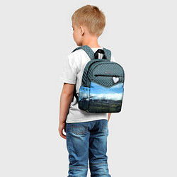 Детский рюкзак Облачные сердца, цвет: 3D-принт — фото 2