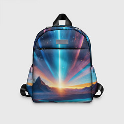 Детский рюкзак Фантастический пейзаж со вспышкой, цвет: 3D-принт