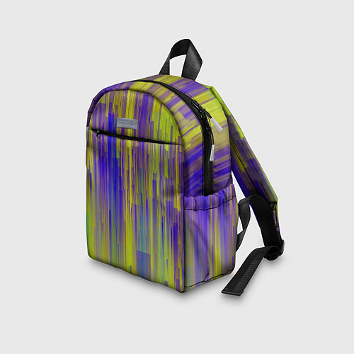 Детский рюкзак Глитч геометрия / 3D-принт – фото 3