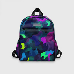 Детский рюкзак Хаотичный камуфляж, цвет: 3D-принт