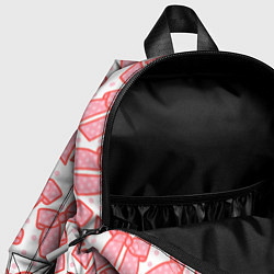 Детский рюкзак Узор с розовыми бантами в горошек, цвет: 3D-принт — фото 2