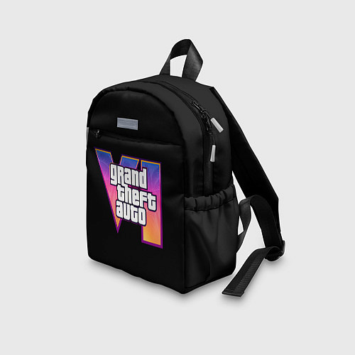 Детский рюкзак Grand Theft Auto 6 / 3D-принт – фото 3