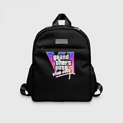 Детский рюкзак Gta 6 vice city logo, цвет: 3D-принт