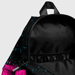 Детский рюкзак GTA6 - neon gradient посередине, цвет: 3D-принт — фото 2
