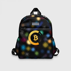 Детский рюкзак Bitcoin logo criptomoney