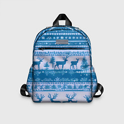 Детский рюкзак Синие олени