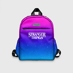 Детский рюкзак Stranger Things gradient colors, цвет: 3D-принт