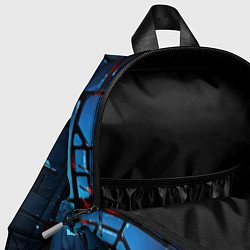 Детский рюкзак Синие абстрактные плиты, цвет: 3D-принт — фото 2