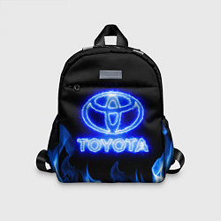 Детский рюкзак Toyota neon fire, цвет: 3D-принт