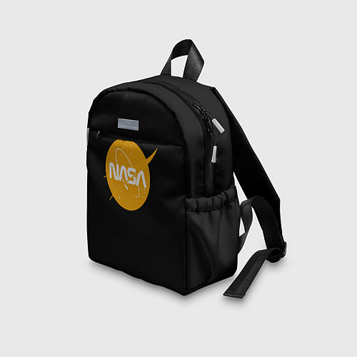 Детский рюкзак NASA yellow logo / 3D-принт – фото 3