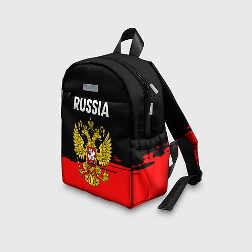 Детский рюкзак Россия герб краски абстракция / 3D-принт – фото 3