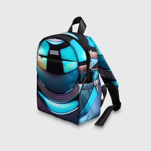 Детский рюкзак Шар с отражениями / 3D-принт – фото 3