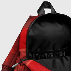 Детский рюкзак Красный камуфляж крупный, цвет: 3D-принт — фото 2