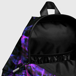 Детский рюкзак Неоновая текстура разрывы текстура, цвет: 3D-принт — фото 2