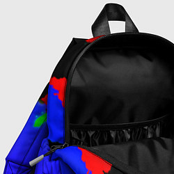 Детский рюкзак Portal 2 краски сочные текстура, цвет: 3D-принт — фото 2